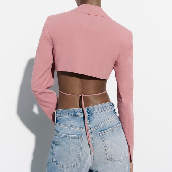 ZARA Cropped Blazer - Picture 5 of 8
